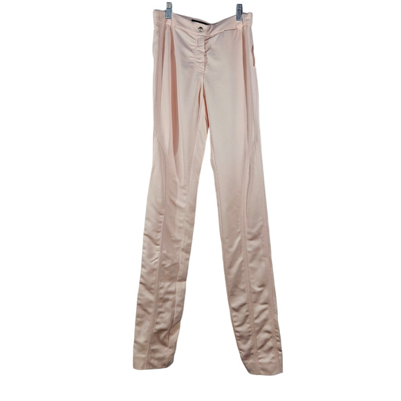 NWT Pink Tartan Legging Ankle Zip Pants Sz. 0 [26x34] Baby Pink - Picture 2 of 11